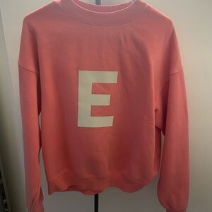 Essentials Coral Sweatshirt with Black Label